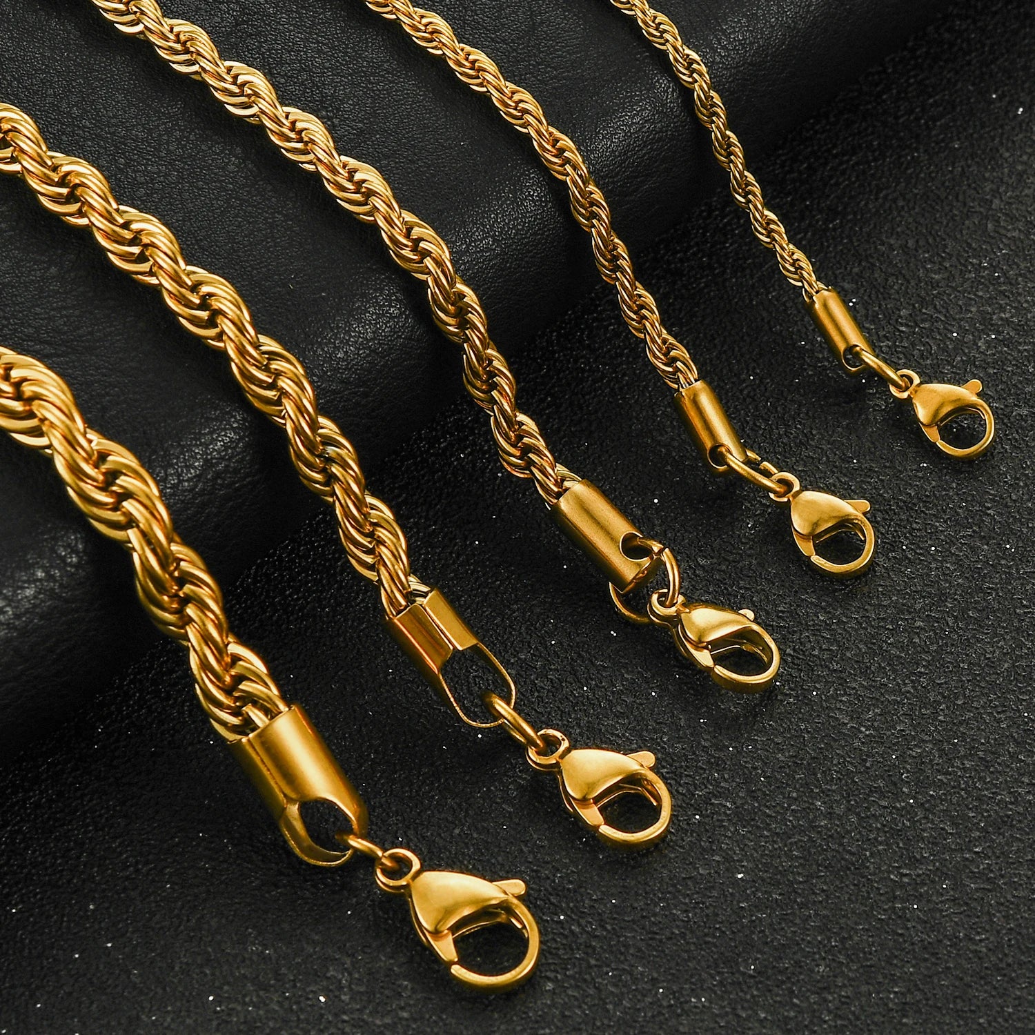 Stainless Steel Twisted Rope Chain