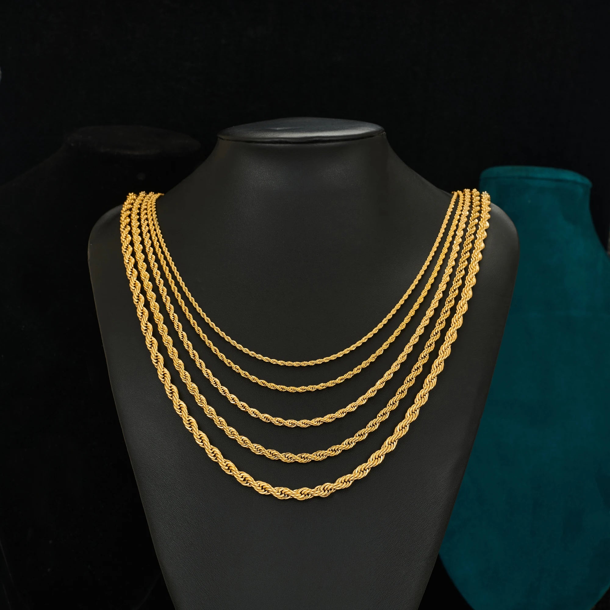 Stainless Steel Twisted Rope Chain