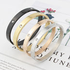 Cross Nut Nail Stainless steel with stones Bracelet