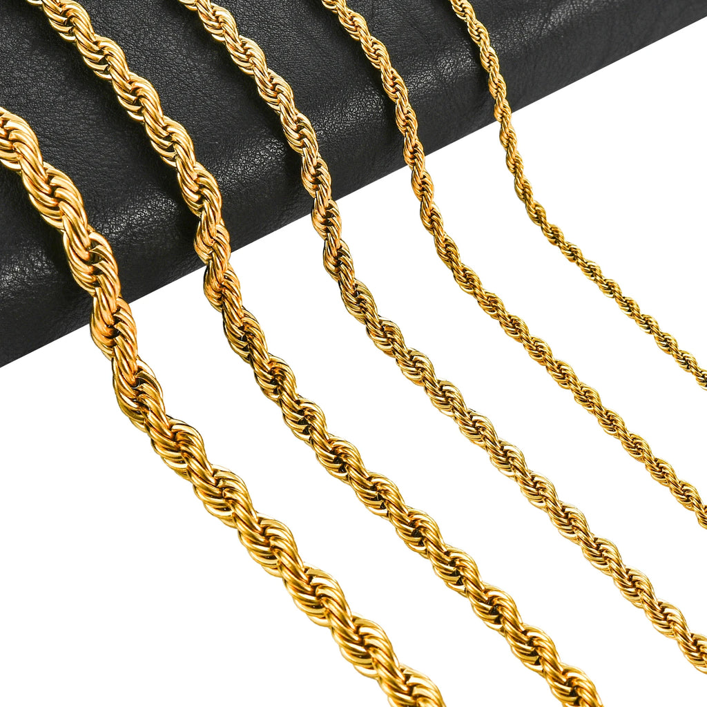 Stainless Steel Twisted Rope Chain