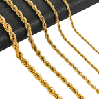 Stainless Steel Twisted Rope Chain