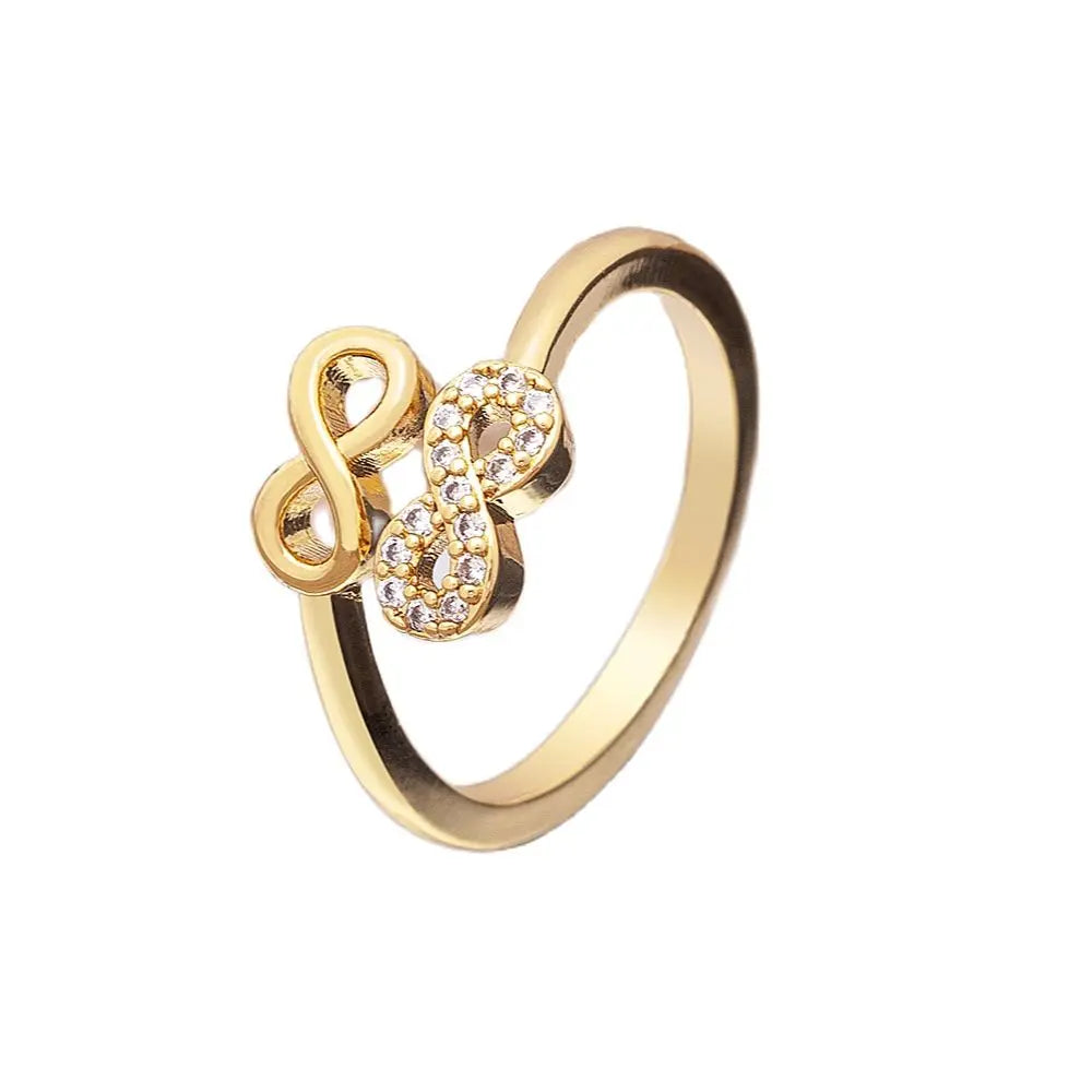 Copper Zircon Open Ring