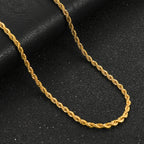 Stainless Steel Twisted Rope Chain
