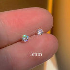 Small Crystal Stud Earrings