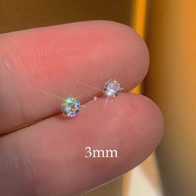 Small Crystal Stud Earrings