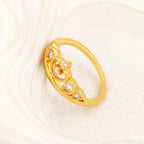 Shiny Crystal Zircon Rings
