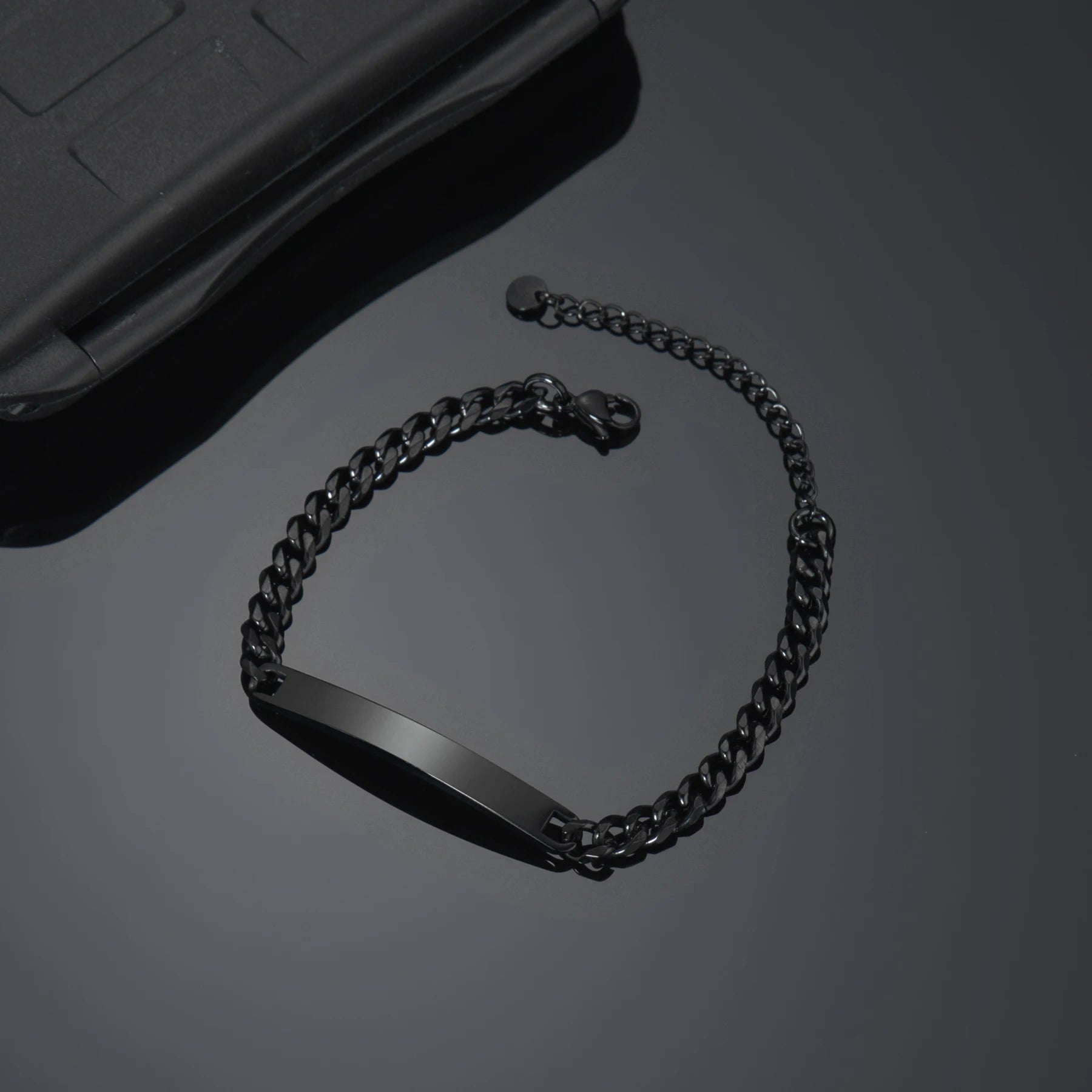 Men Stainless Steel Bracelet/Personalized Engrave Name