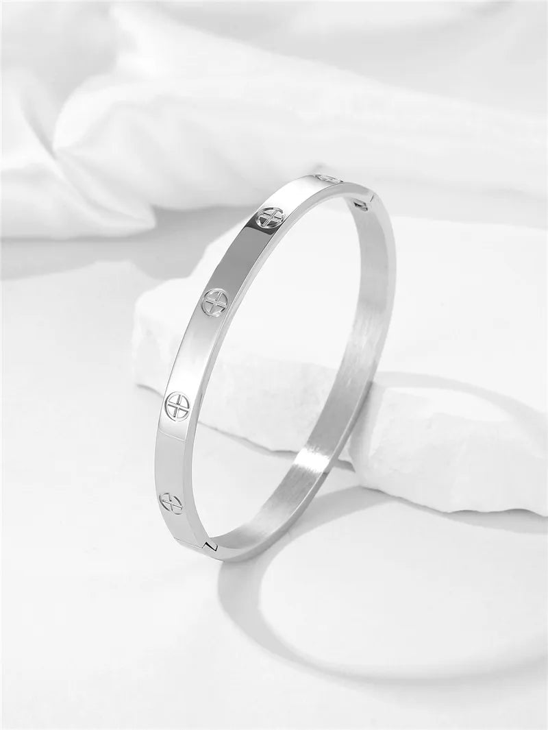 Cross Nut Nail Stainless steel Bracelets