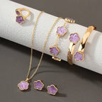 Five-Piece Set Flower Clover
