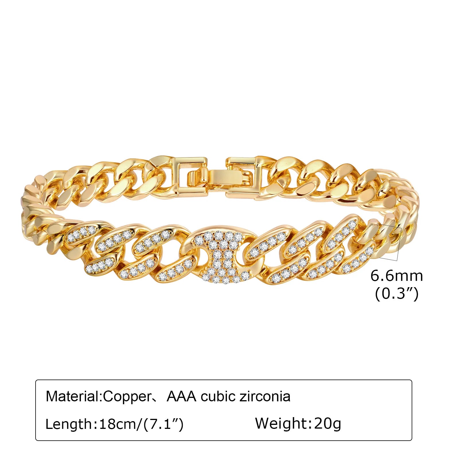 18K Gold Plated Bracelet