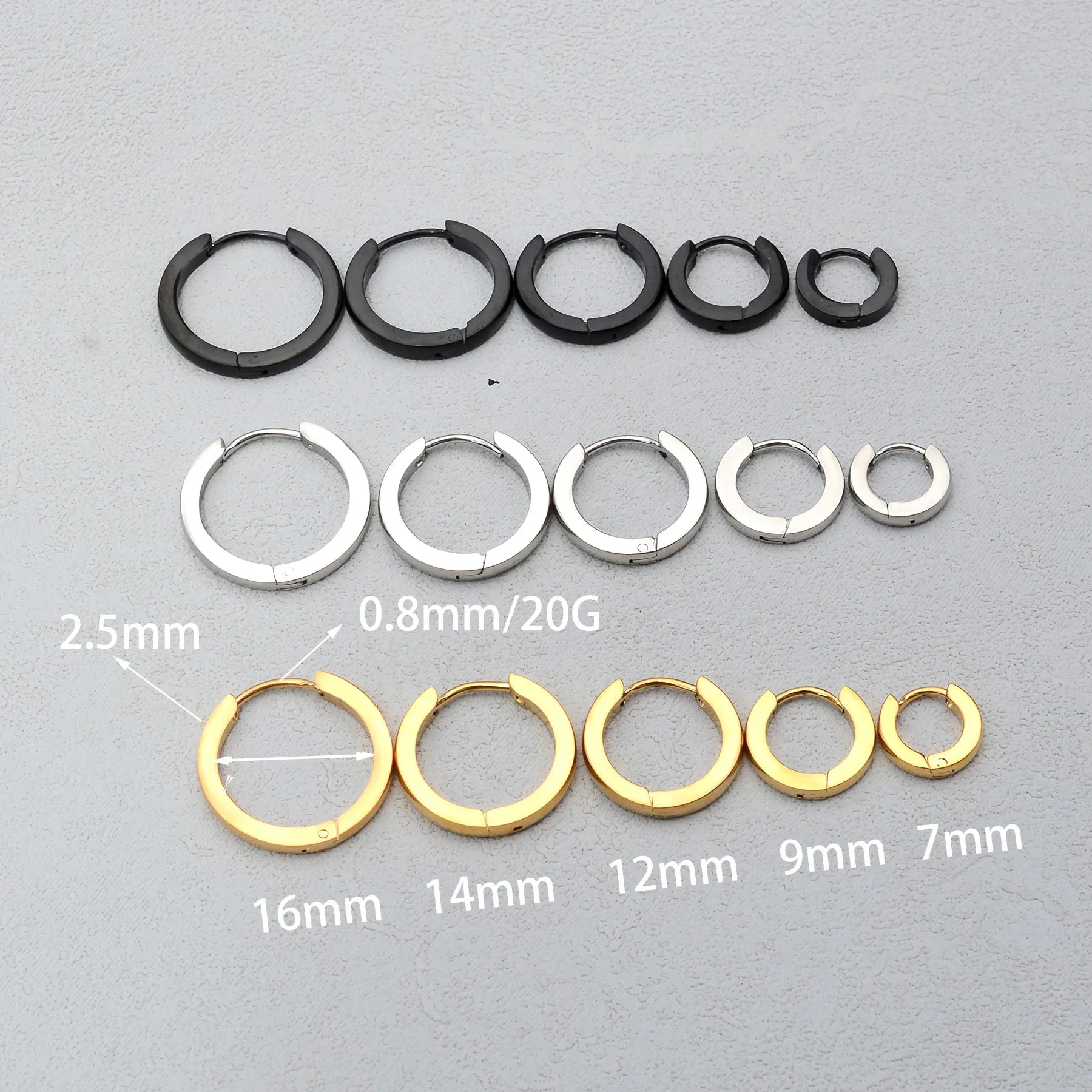 2PC Gold Color Earring