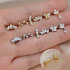 1PC Titanium Stainless Earrings