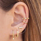 1PC Titanium Stainless Earrings