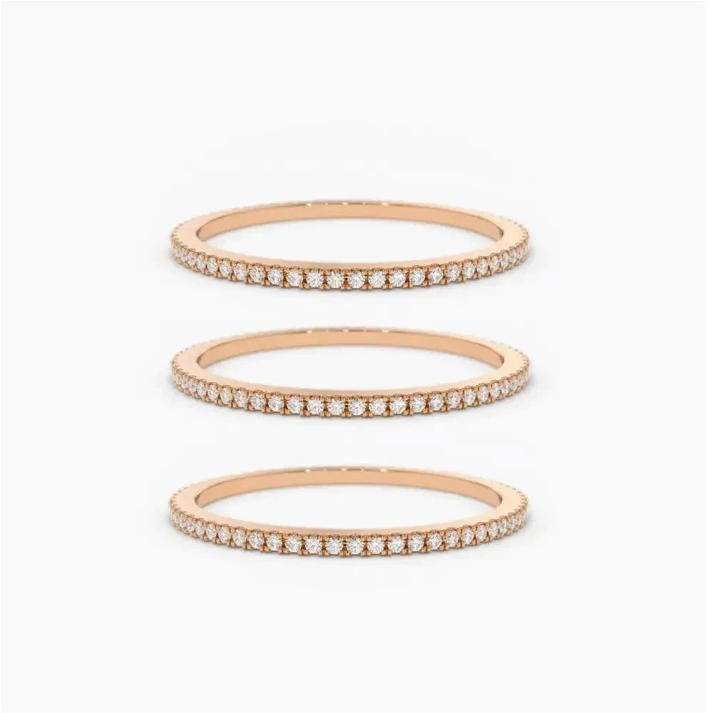1/3PCS Thin Stackable Ring