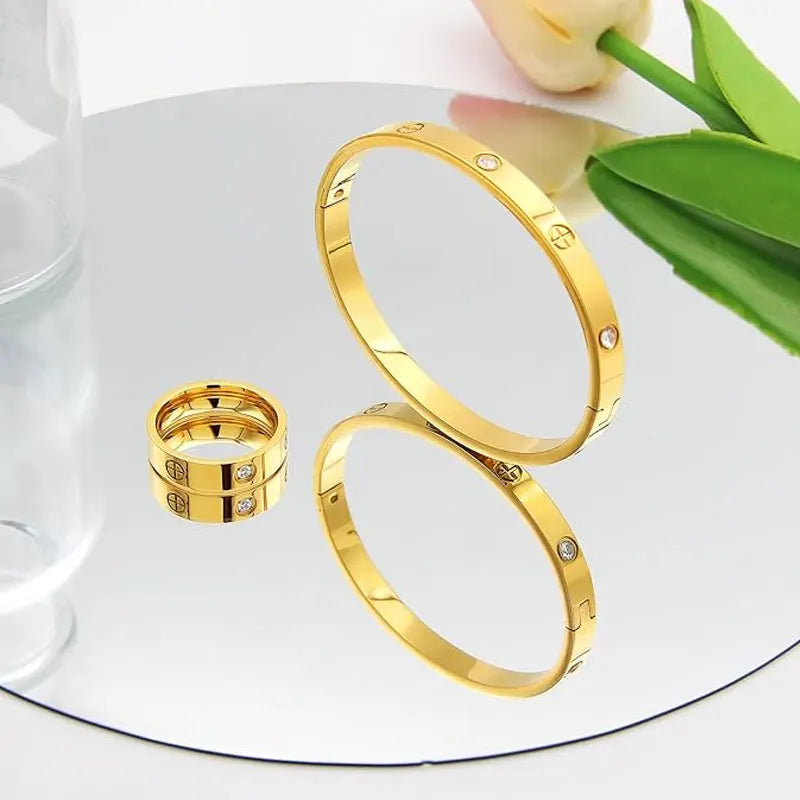 Cross Nut Nail Bracelet