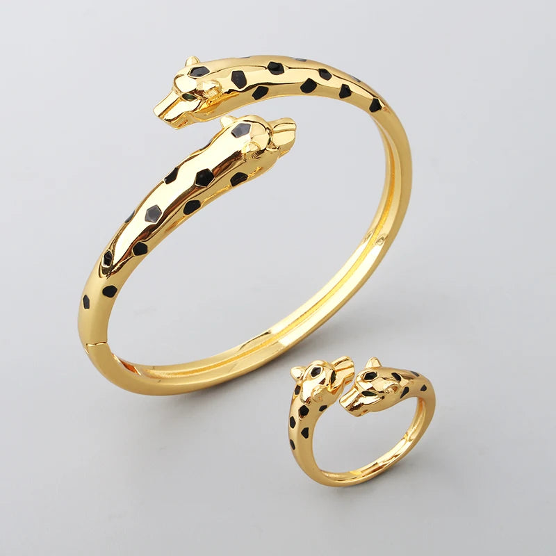 Double Leopard Bracelet