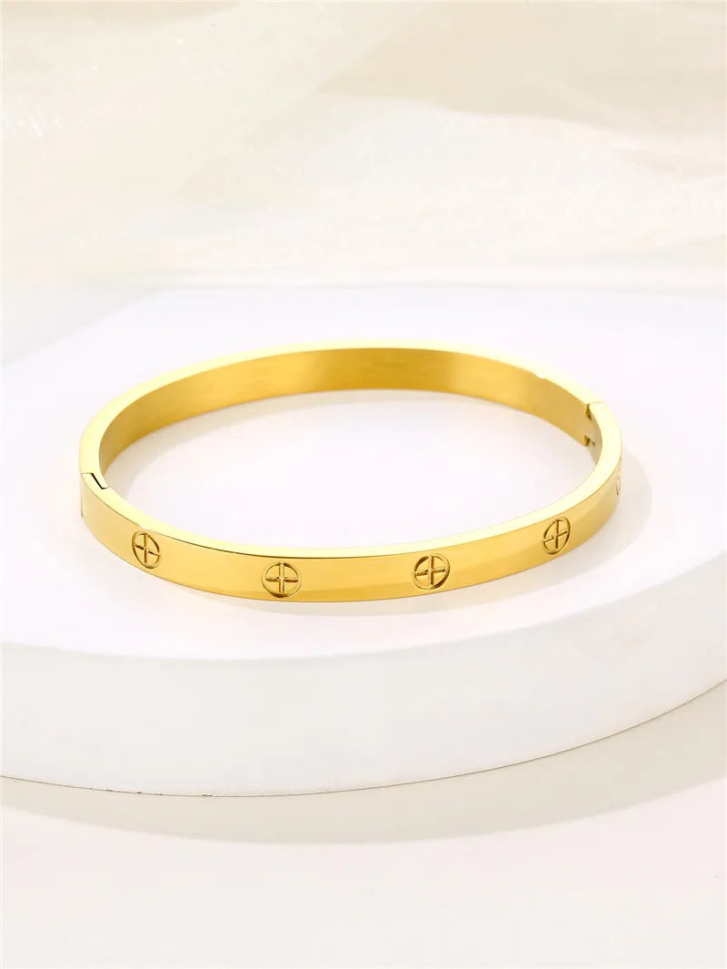 Cross Nut Nail Stainless steel Bracelets