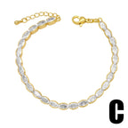 Copper Zircon Bracelets