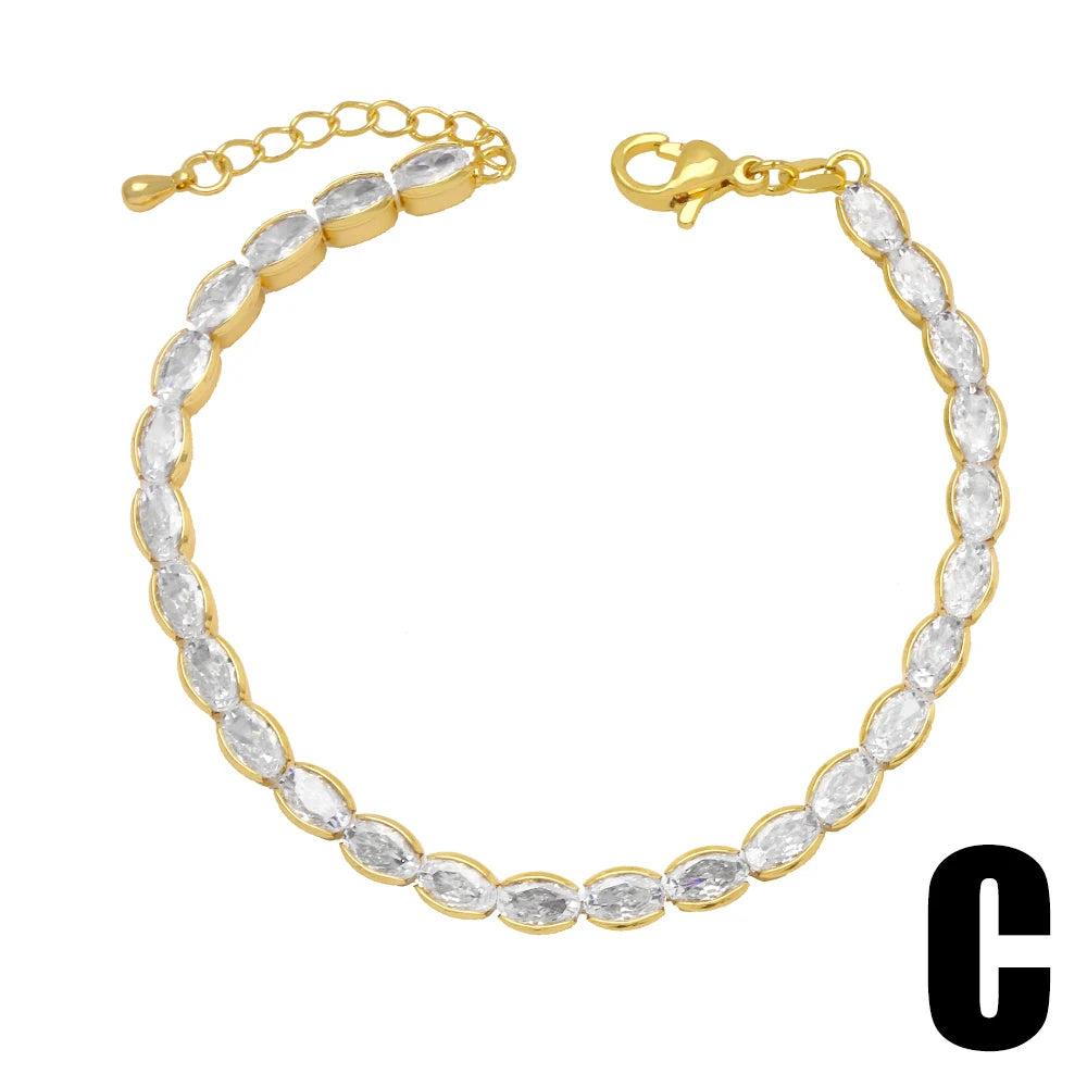 Copper Zircon Bracelets