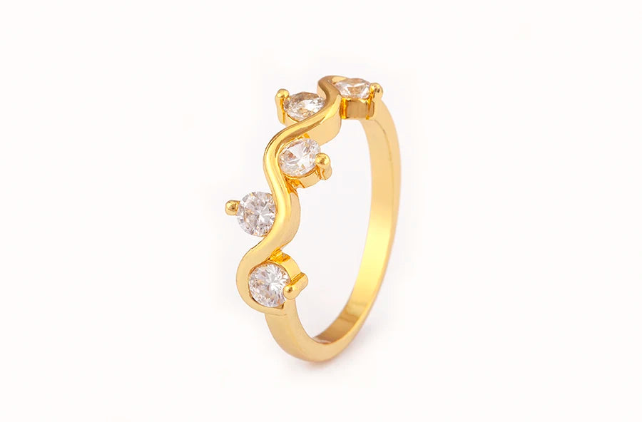 Shiny Crystal Zircon Rings