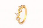 Shiny Crystal Zircon Rings