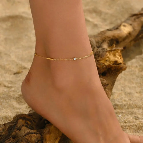 18K Gold Plated Anklet  Adjustable Bracelets