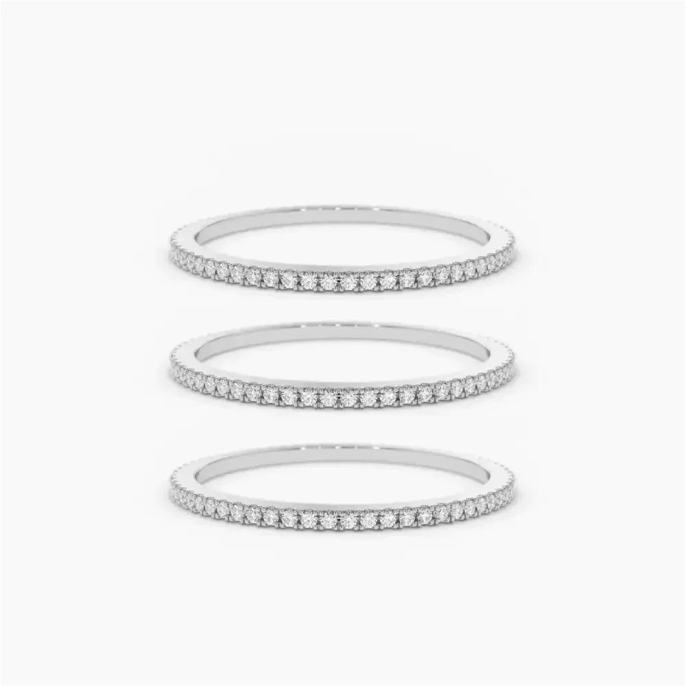1/3PCS Thin Stackable Ring