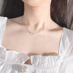Hollow Love Pendant Necklace