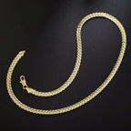 18K Gold/925 Sterling Silver 6mm Necklace