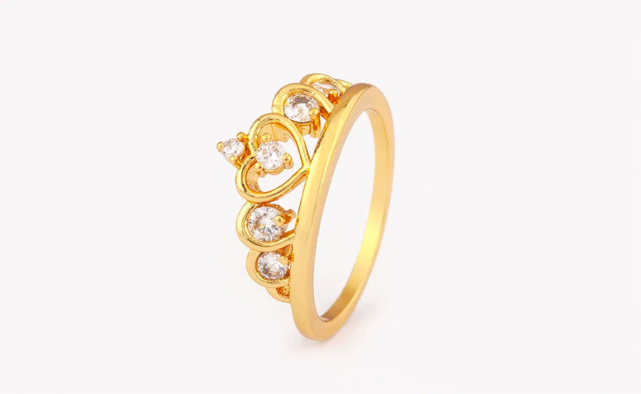 Shiny Crystal Zircon Rings