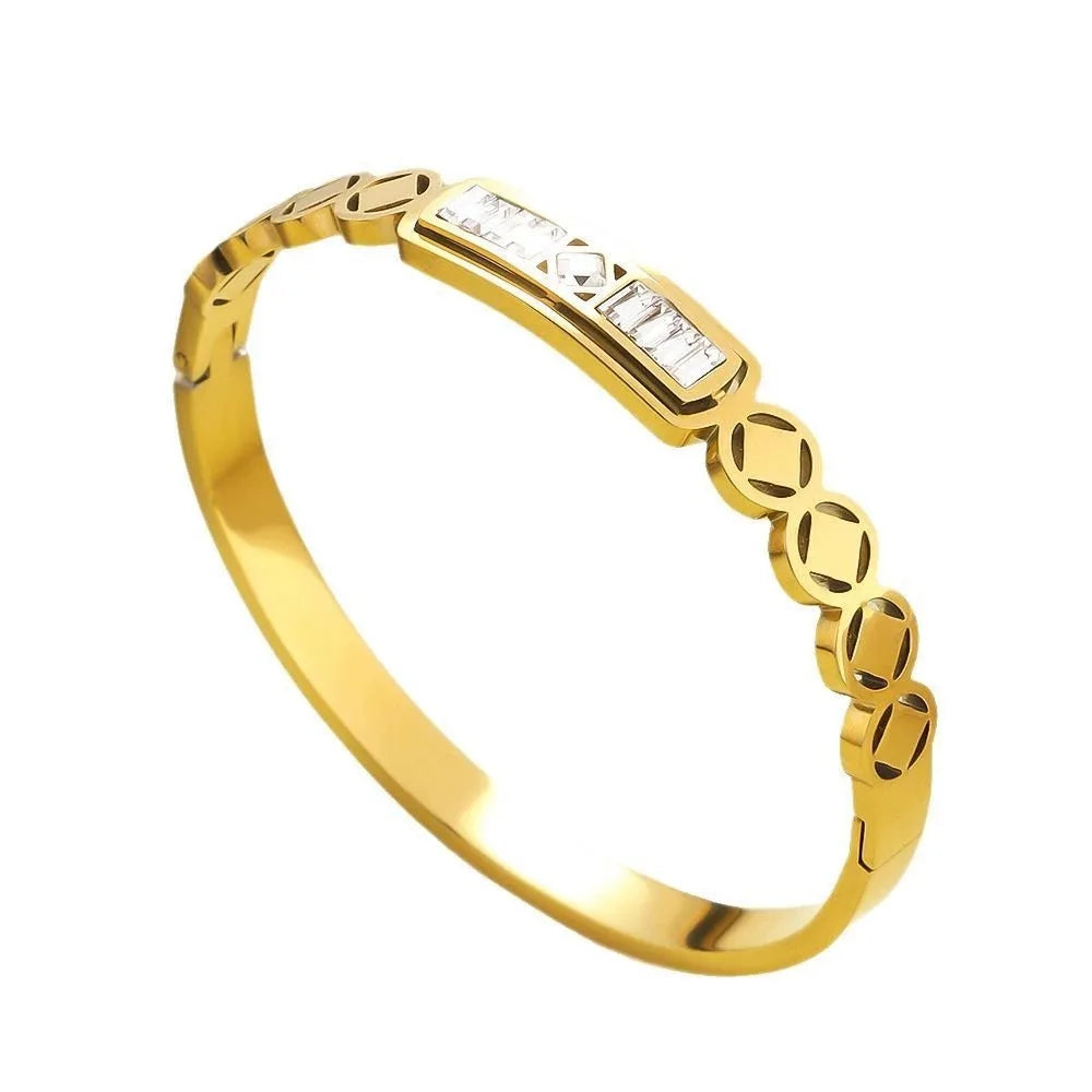 18K gold plated versatile bracelet