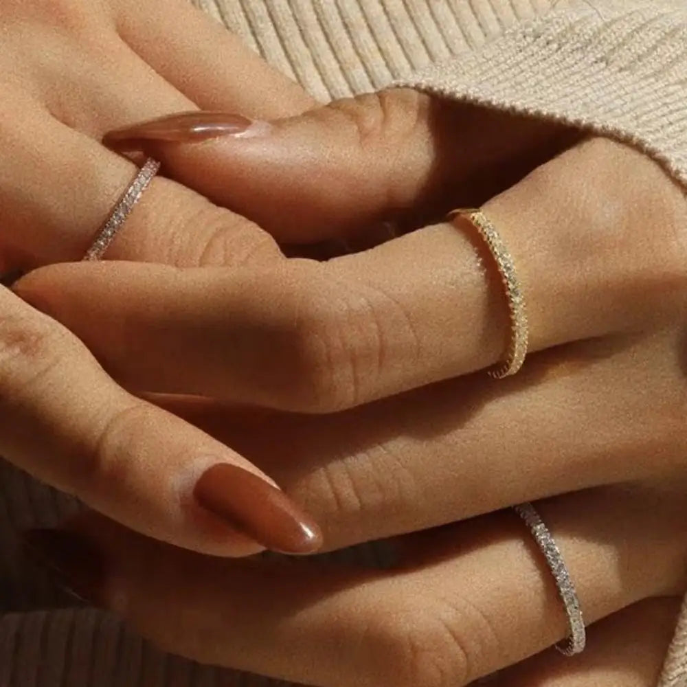 1/3PCS Thin Stackable Ring