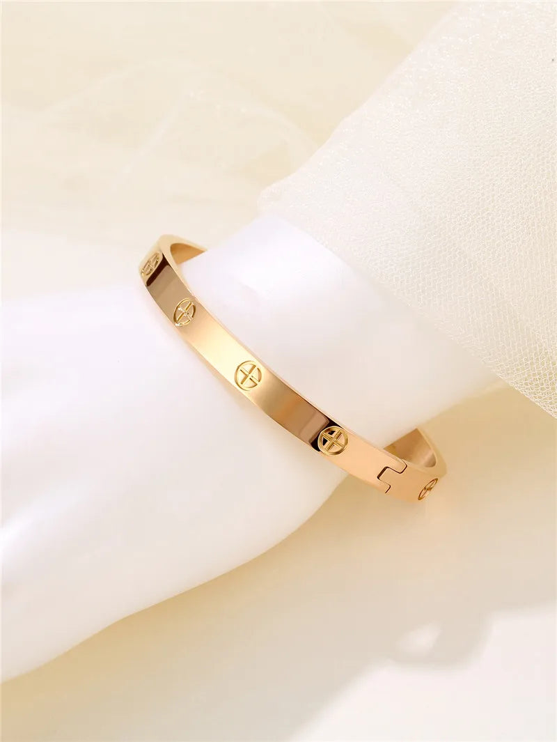 Cross Nut Nail Stainless steel Bracelets