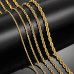 Stainless Steel Twisted Rope Chain