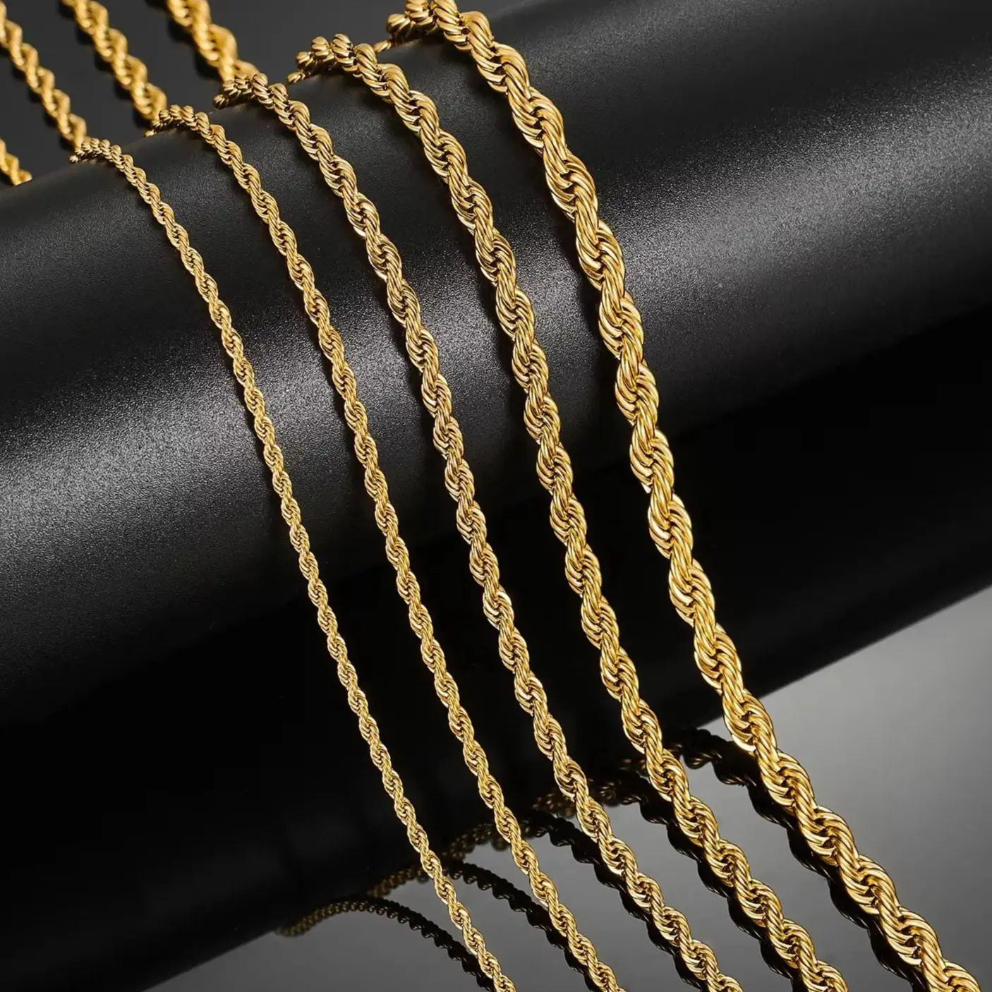 Stainless Steel Twisted Rope Chain