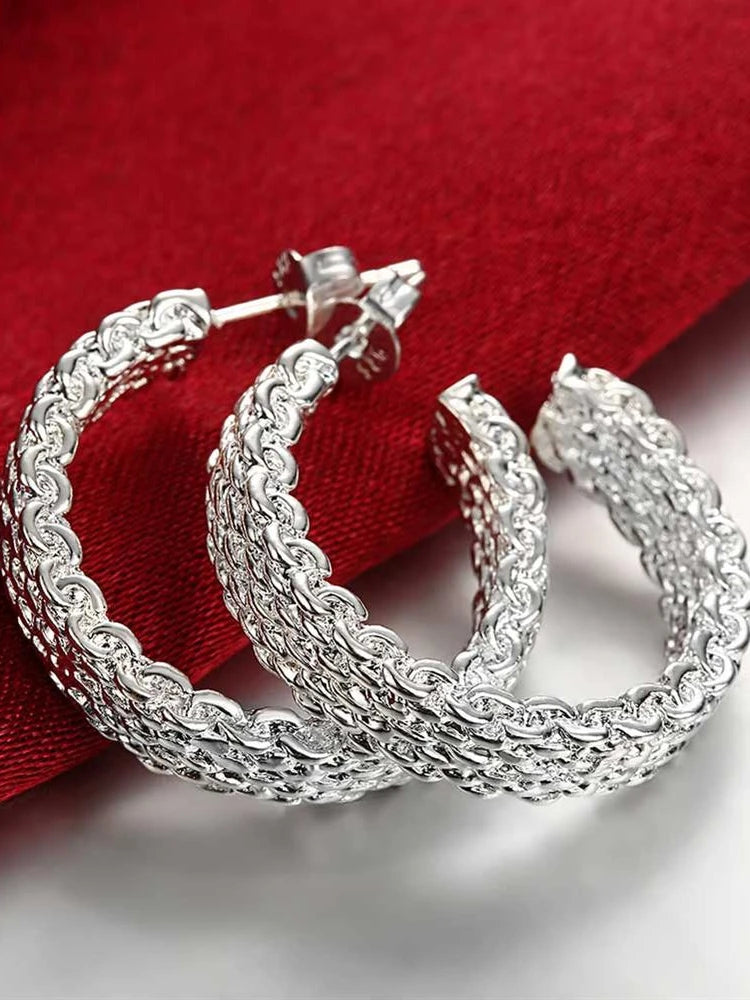 925 Sterling Silver stud Earrings