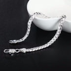 18K Gold/925 Sterling Silver 6mm Necklace