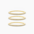 1/3PCS Thin Stackable Ring
