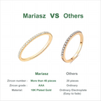 1/3PCS Thin Stackable Ring