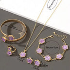 Five-Piece Set Flower Clover