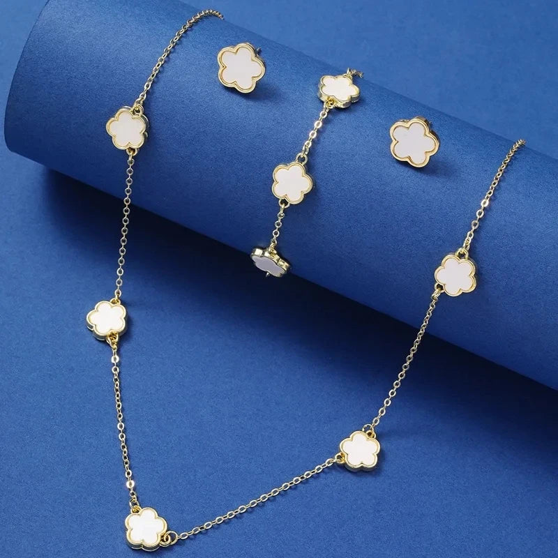 Five-Piece Set Flower Clover