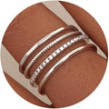 14K Gold Stacking Ring set