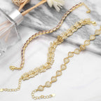 Copper Zircon Bracelets