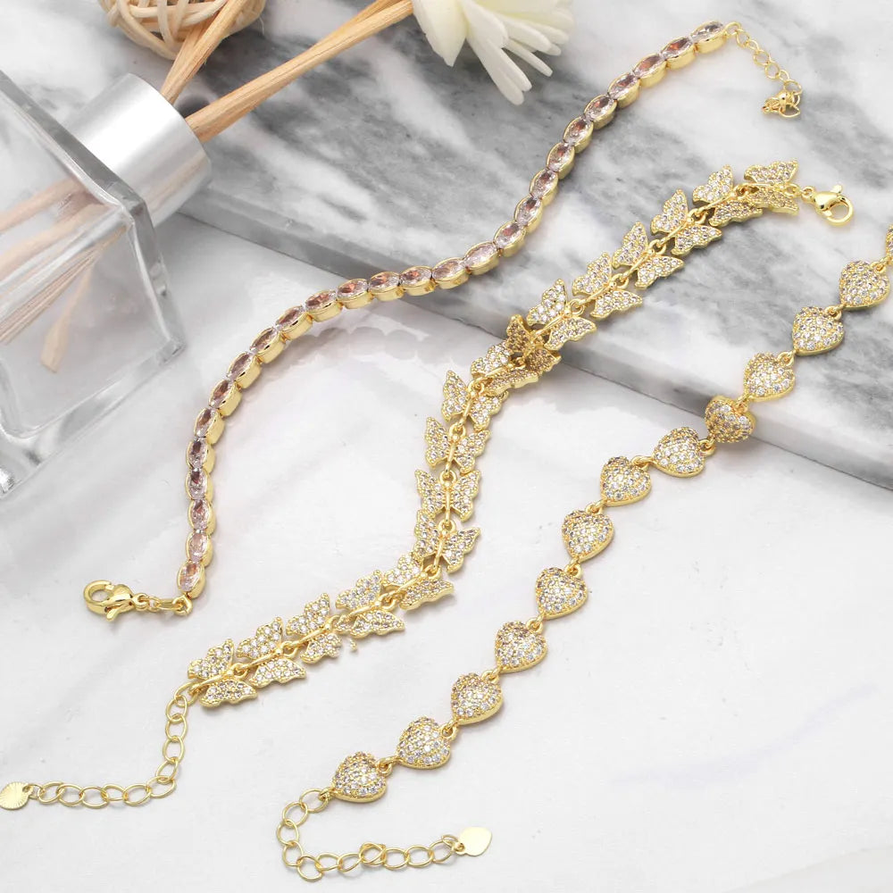 Copper Zircon Bracelets