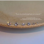 Small Crystal Stud Earrings