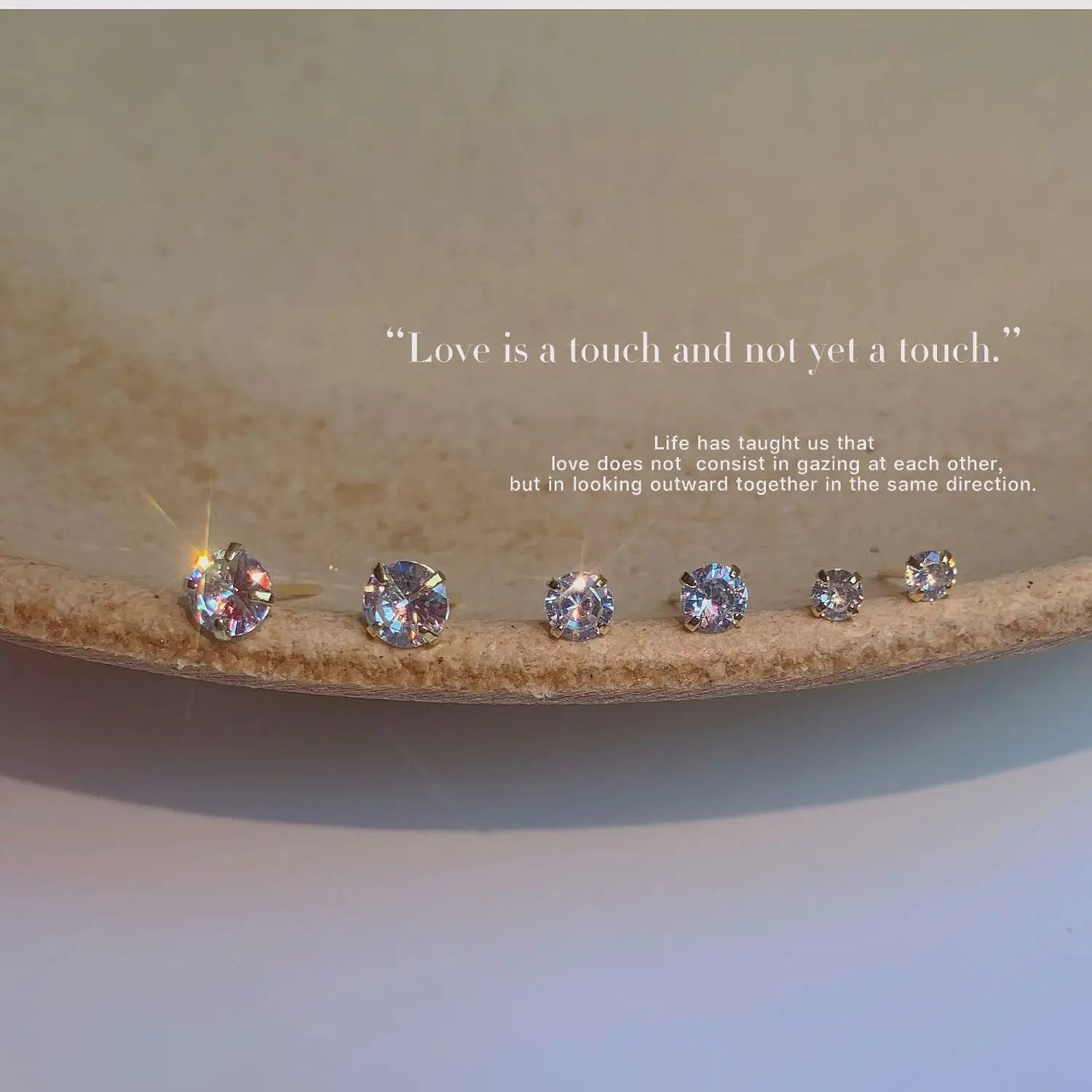 Small Crystal Stud Earrings