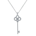 Elegant Key Platinum Plated Necklace