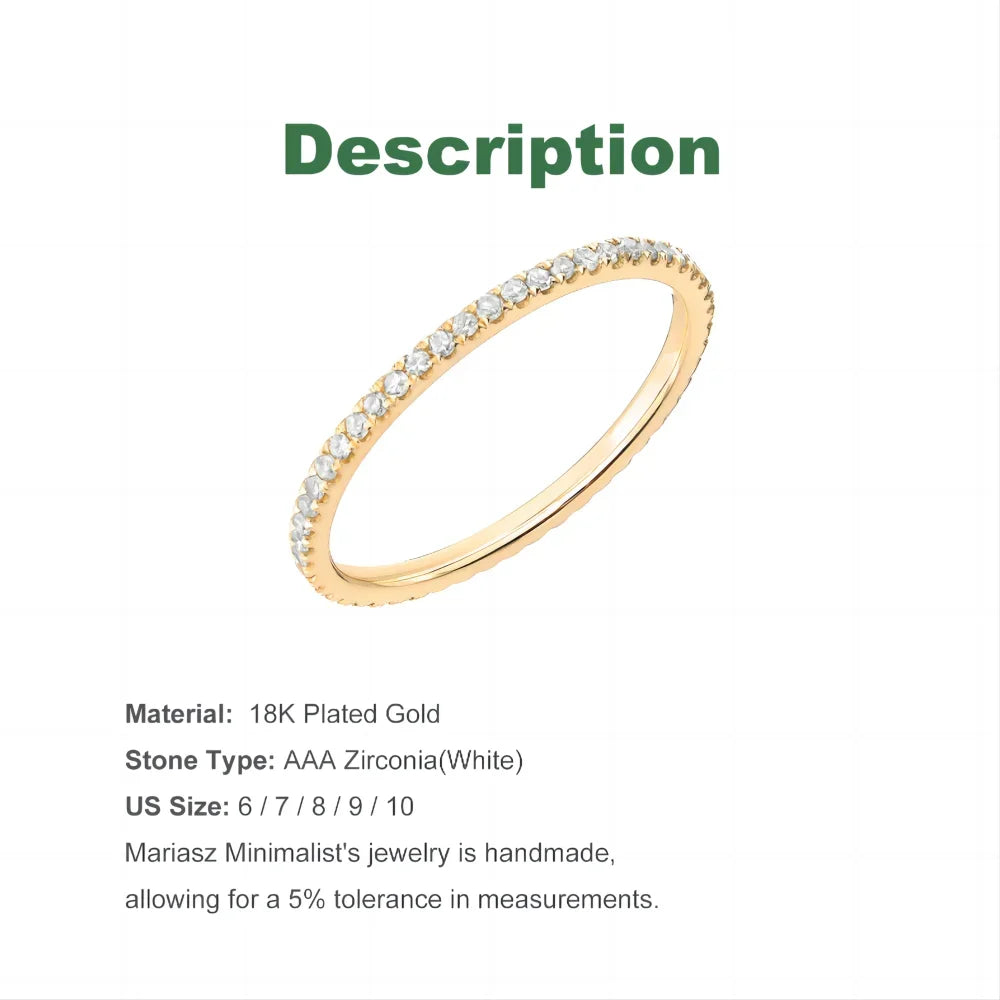 1/3PCS Thin Stackable Ring