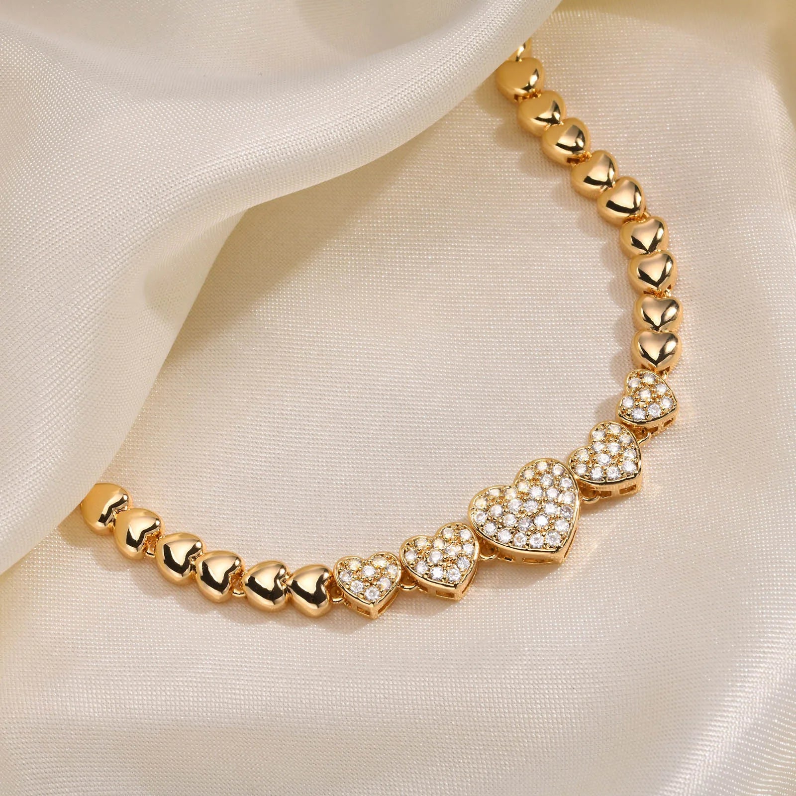 18K Gold Plated Tennis Bracelet