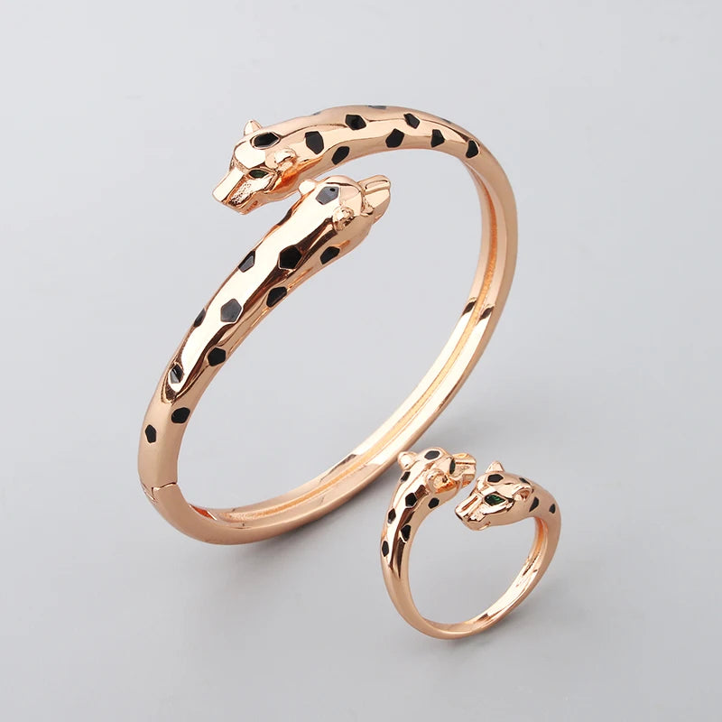 Double Leopard Bracelet
